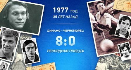 Знамениті матчі в історії. 1977 рік. «Динамо» – «Чорноморець» – 8:0