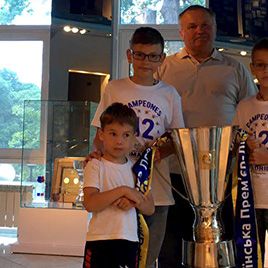 Excursion at Dynamo Stadium for kids from Crimea