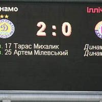 Dynamo - Illichivets - 2:0. Lineups and events