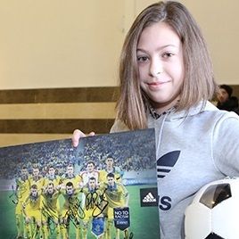 Adidas за допомогою гравців збірної нагородив переможців конкурсу