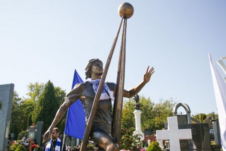 Monument to Andriy HUSIN opening ceremony