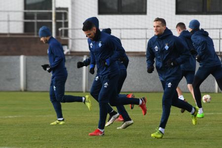 Final preparations for the game against Skenderbeu