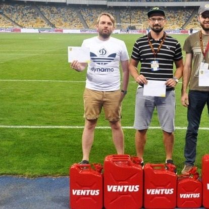 “Football bowling from KLO” at Dynamo match against Dnipro