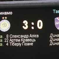 Dynamo vs. Tavriya. Lineups and events 