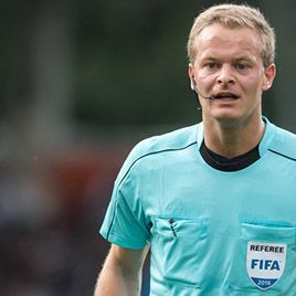 UEFA Europa League. Matchday 1. Dynamo – Skenderbeu: officials from Belgium