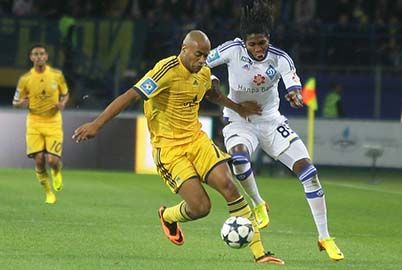Metalist figures carousel before home match against Dynamo