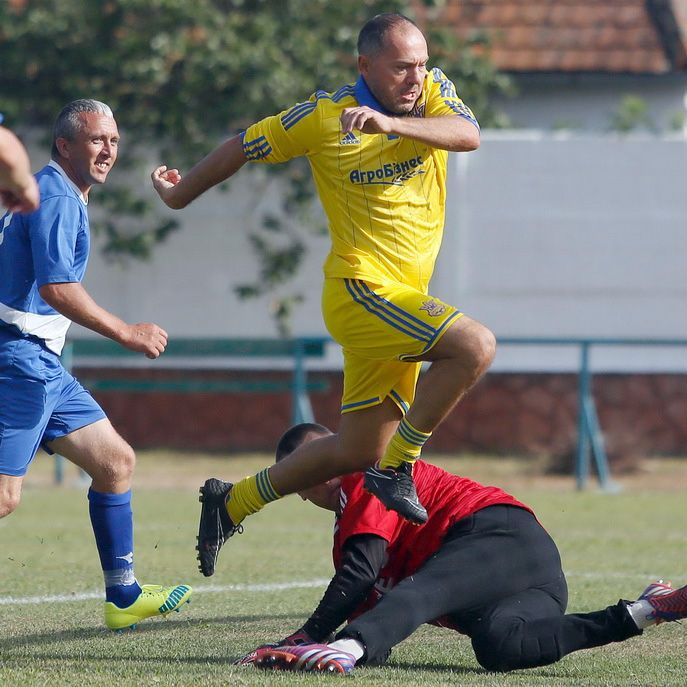 Ex-Dynamo players’ tour with Ukraine veterans’ team