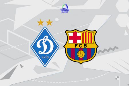 UEFA Youth League. Dynamo vs Barcelona on Dynamo TV
