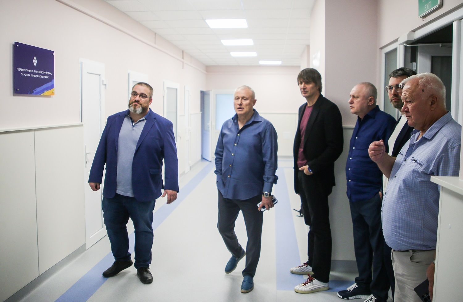 Surkis Brothers Foundation and FC Dynamo Kyiv restore one of Okhmatdyt departments