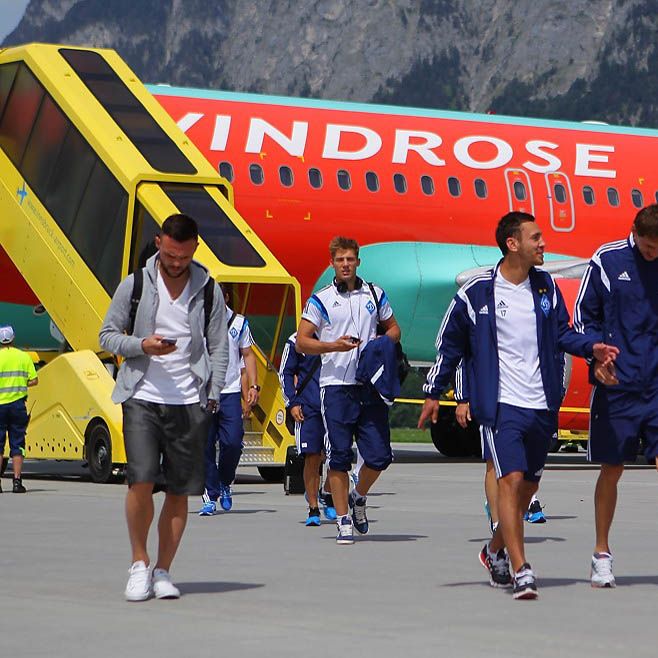 FC Dynamo Kyiv arrive in Austria for training camp