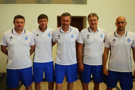 Press conference of Olexandr KHATSKEVYCH and his assistant coaches