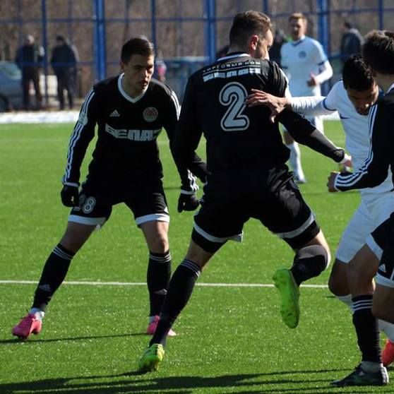 Yevhen Chumak makes his debut for Torpedo-BelAZ