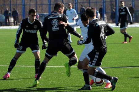 Yevhen Chumak makes his debut for Torpedo-BelAZ