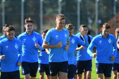 The White-Blues getting ready for match against Metalist-1925