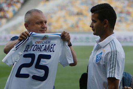 Presentation of Derlis GONZALEZ at the NSC Olimpiyskyi