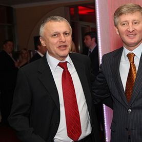 Rinat Akhmetov congratulates Ihor Surkis