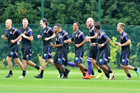 Anderlecht training and getting ready for match against Dynamo (+ VIDEO)