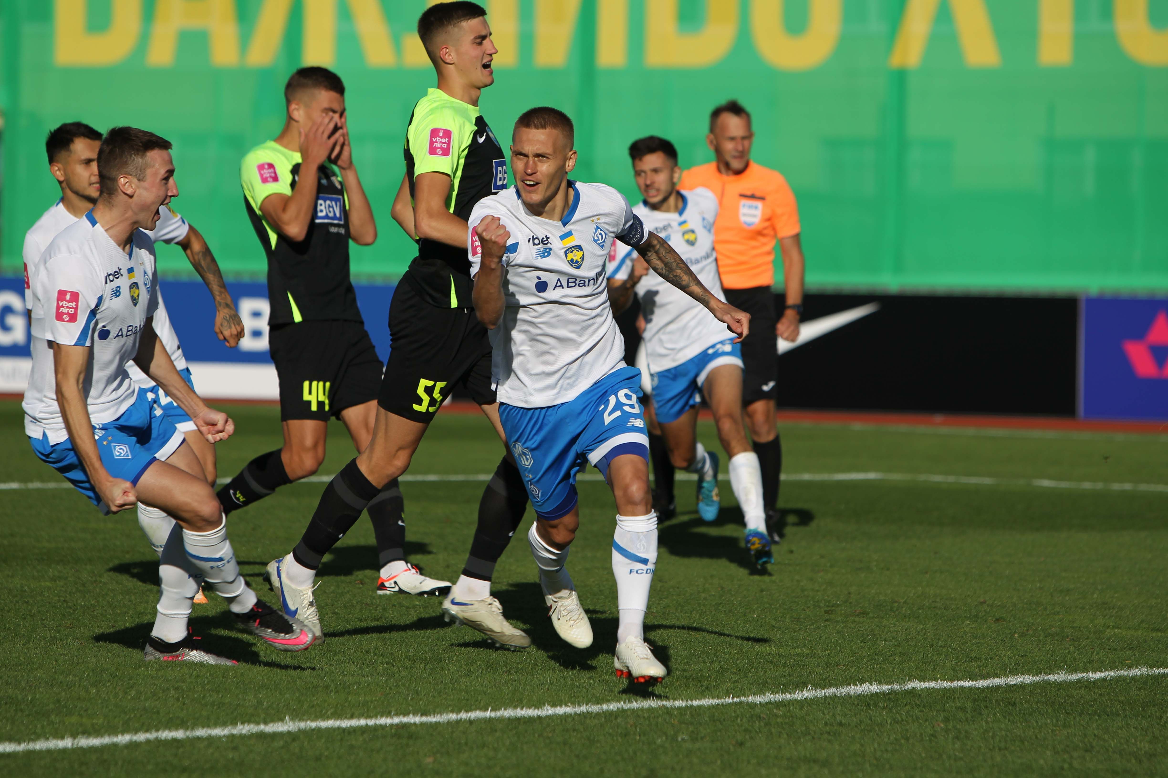 Dynamo – Polissia: goalscorers