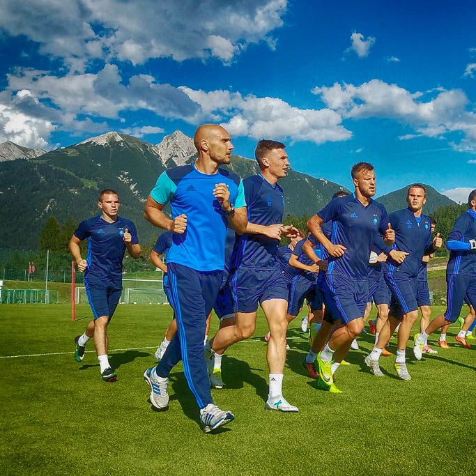 Dynamo in Austria: first day, first training session