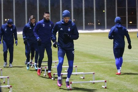 Preparations for the game against AEK (photos, video)