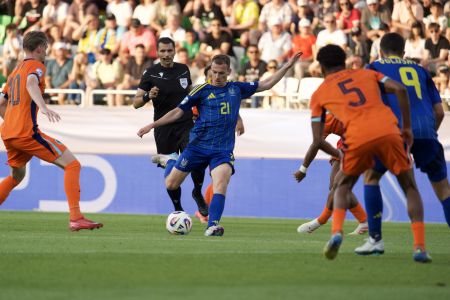 Дев'ять динамівців зіграли за Україну проти Нідерландів на Євро-2025 (U21)