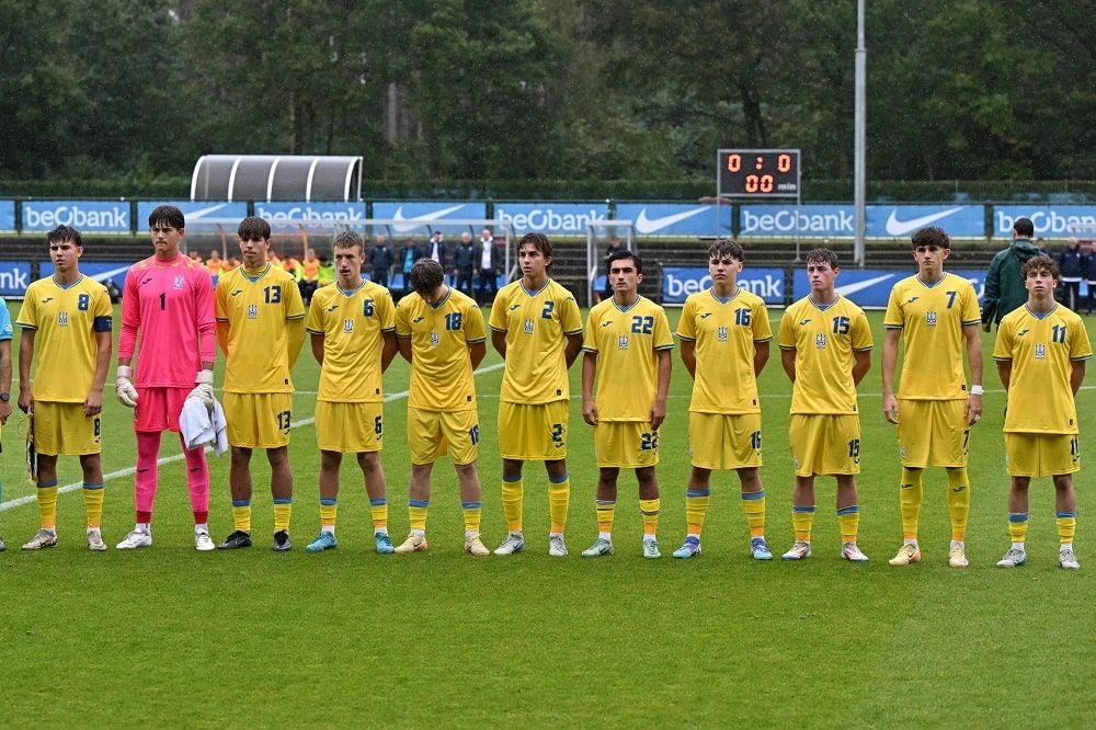 Liusin and Andreiko perform for Ukraine U17 against Belgium