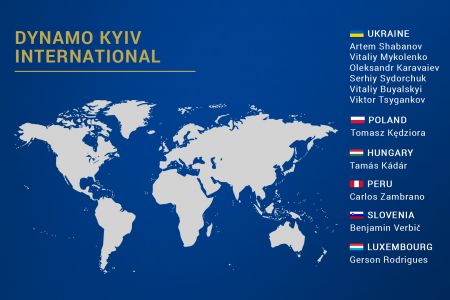 International week: Dynamo players’ schedule