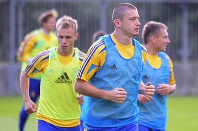 Dynamo players start preparation for the game against Croatia with Ukraine U-21
