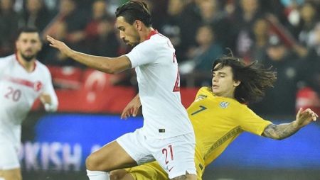 Dynamo players in a friendly against Turkey