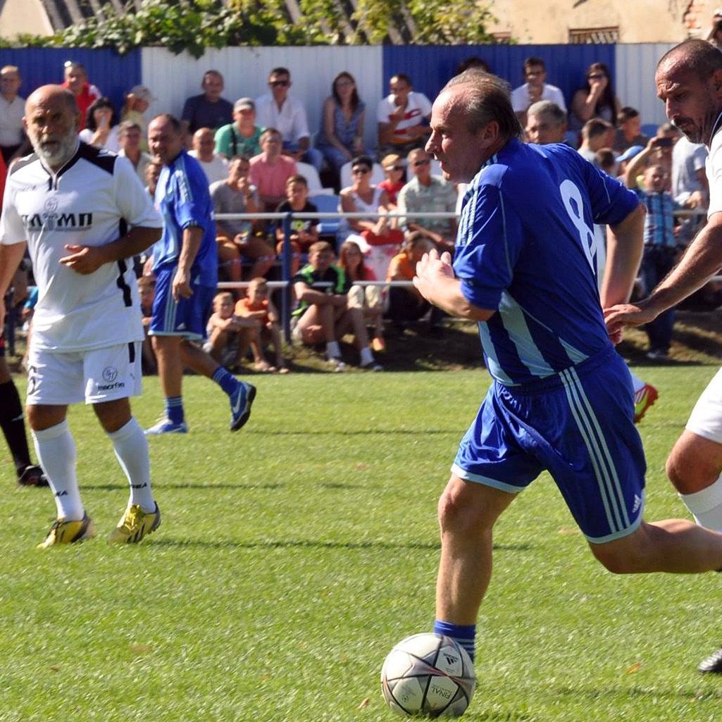 Dynamo veterans take part in Vynohradov Town Day