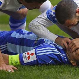 Oleh HUSIEV suffers severe injury as Dynamo face Dnipro