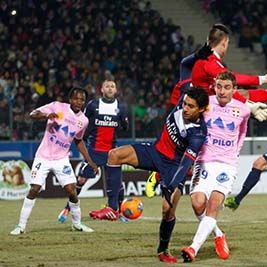 Evian with Marco Ruben sensationally defeat PSG!