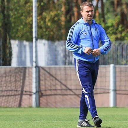 Dynamo getting ready for the match against Vorskla