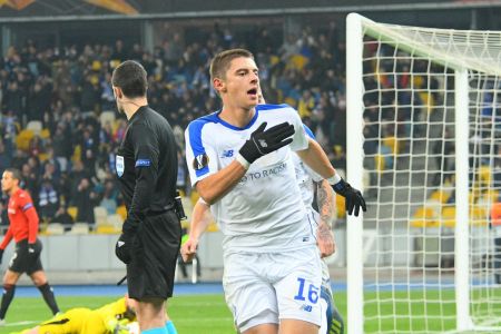 Vitaliy MYKOLENKO on goal against Rennais and call-up to national team