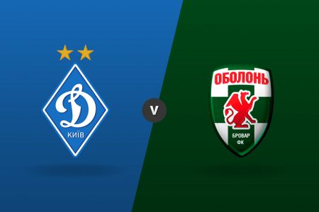 Match against FC Obolon-Brovar at Dynamo Stadium