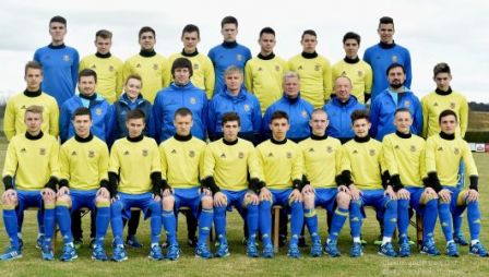 Ukraine U-18 with Dynamo players in for friendlies against Denmark