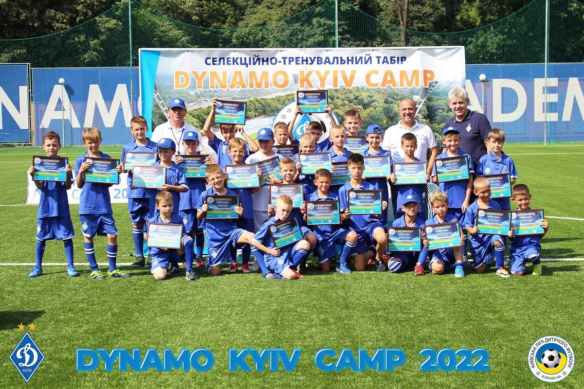 Завершился дневной футбольный лагерь Dynamo Kyiv Camp 2022