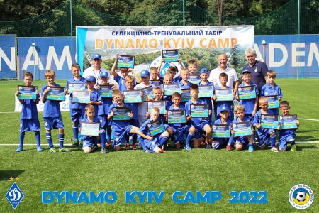 Завершився денний футбольний табір Dynamo Kyiv Camp 2022