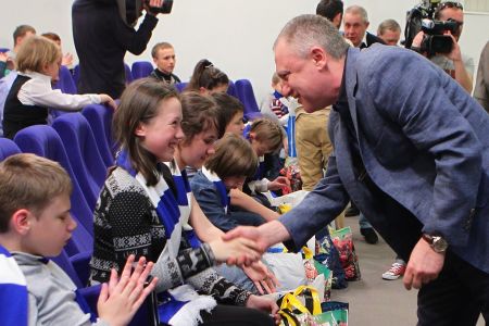 ФК «Динамо» Київ дарує радість дітям Чорнобиля