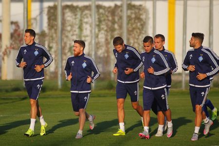 The White-Blues getting ready for cup match against Obolon-Brovar