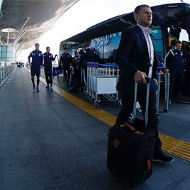 Dynamo arrive in Portugal