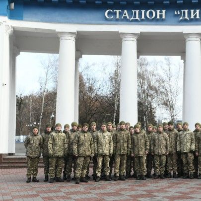 На стадіон «Динамо» завітав Президентський полк