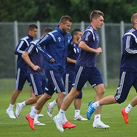 Dynamo getting ready for the game against Metalurh (Z) + VIDEO