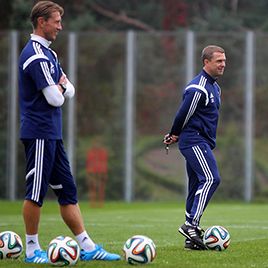 Getting back to training with Dynamo after international matches