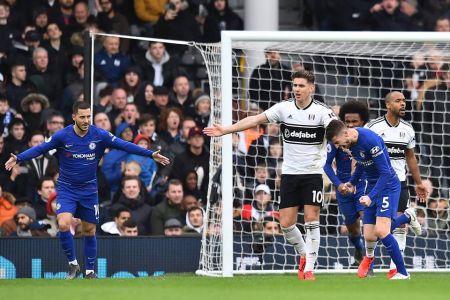 Chelsea defeat Fulham before the game against Dynamo