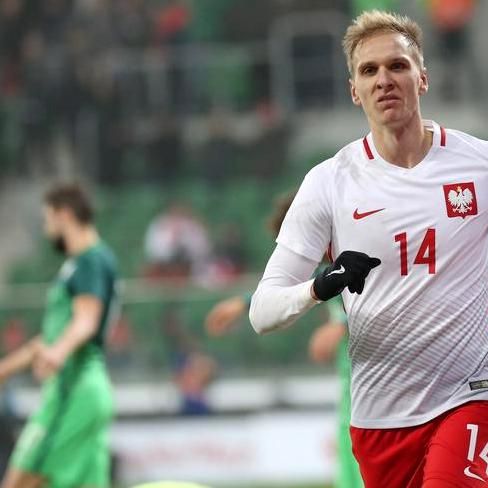 Lukasz Teodorczyk scores his first goal for Poland since March of 2013