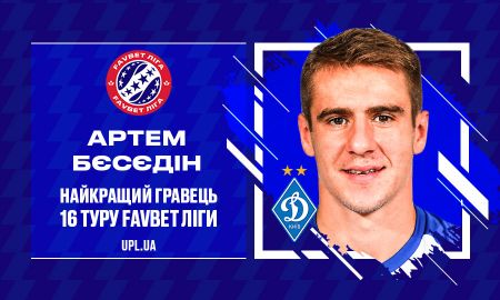 Artem Besedin – UPL matchday 16 best player!