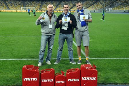 “Football bowling from KLO” at Dynamo match against Zoria