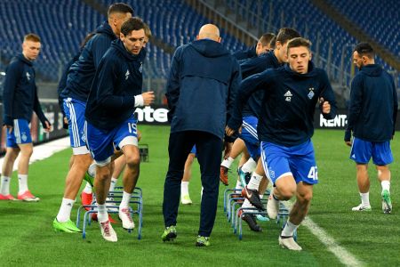 Training session before the game against Lazio (photos, video)