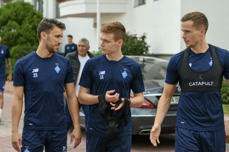 Dynamo first session in Kyiv after training camp